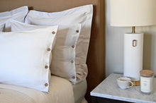 Load image into Gallery viewer, Button Shams in White