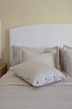 Load image into Gallery viewer, Button Shams in White
