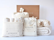 Baby Gift Set  in Natural/Gold - 6 piece