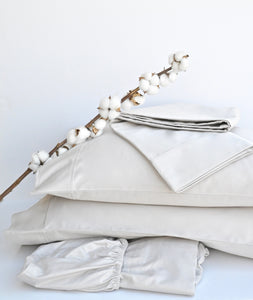 Sheet Sets in Silver Snow
