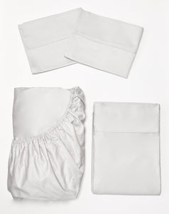 Sheet Sets in Silver Snow